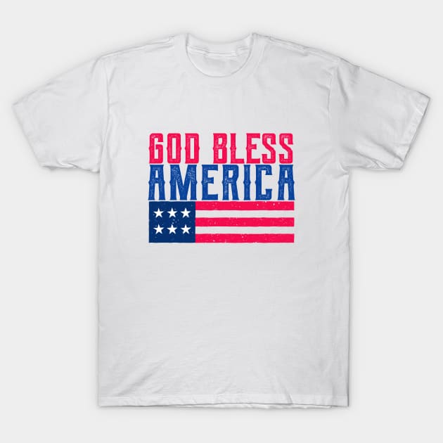 God bless America T-Shirt by TompasCreations